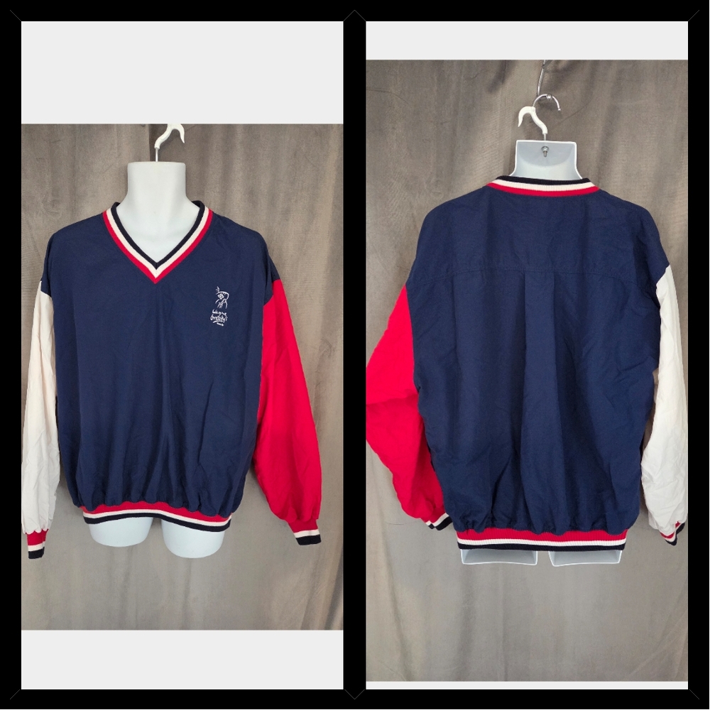 Vintage Wayne Gretzky V-Neck Pullover Jacket